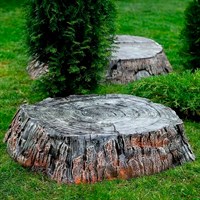Декоративный пень на люк купить недорого в магазине Garden-Zoo