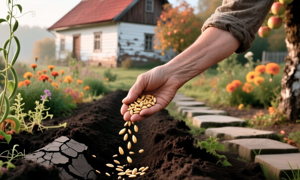 Что посадить под зиму: особенности подзимнего посева