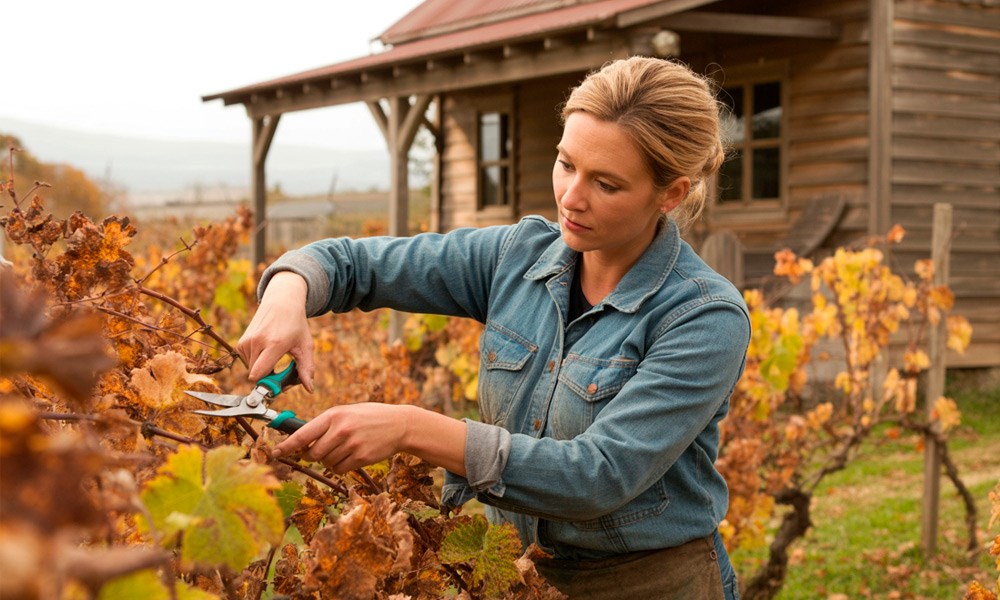 Обработка винограда перед укрытием на зиму