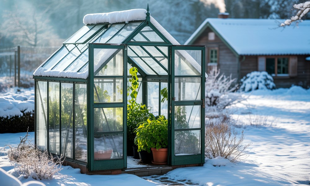 Хранение растений в неотапливаемой теплице зимой