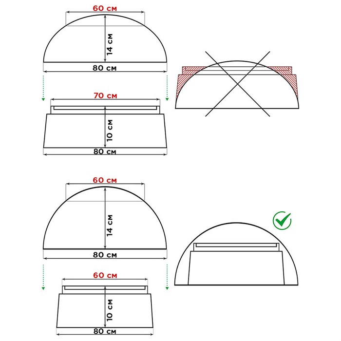 Крышка люка декоративная Секвойя средняя U09177 - фото 120640