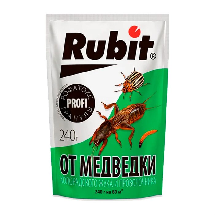 Рубит Рофатокс от медведки и колорадского жука 240г дой-пак - фото 125634
