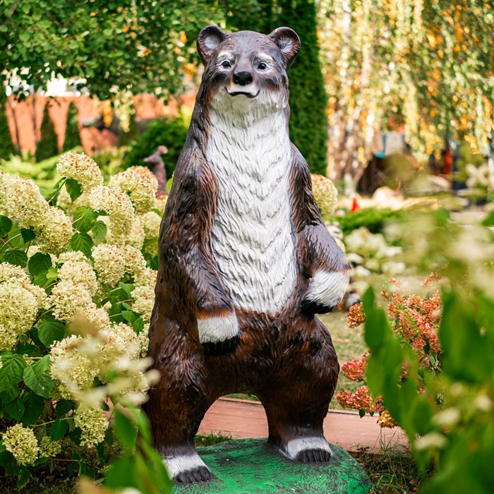 Фигура Медведь бурый большой высота 180см F07152 - фото 126468