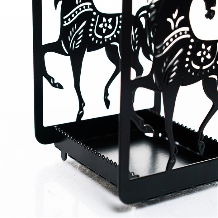 Подставка для разделочных досок Конь чёрный металл 300-234B - фото 126671