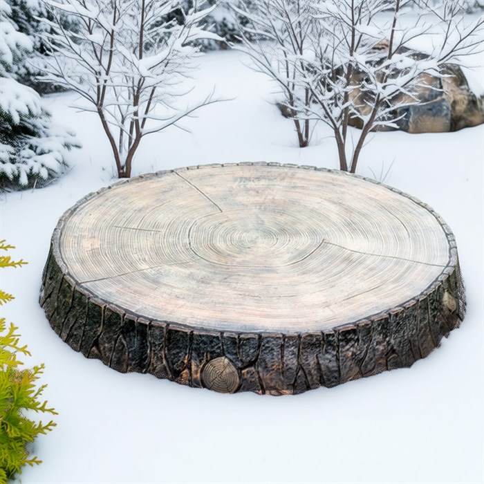 Крышка люка декоративная Пень дубовый на 100 см U09108 - фото 126835