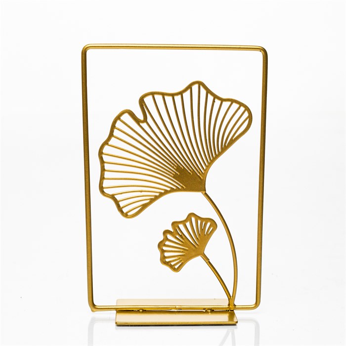 Декор настольный для дома Цветы золотые металл 304-300G - фото 126864