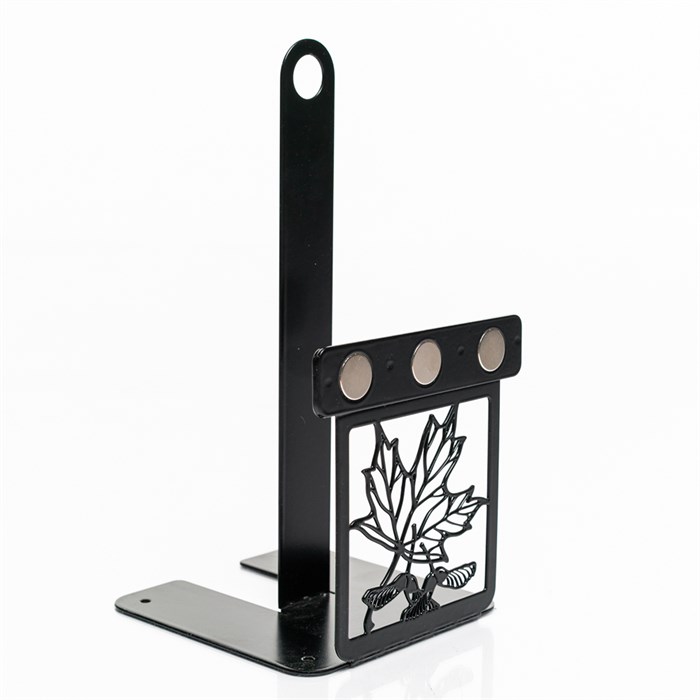 Подставка для бумажных полотенец с магнитным держателем ножей металл 300-062B - фото 126911