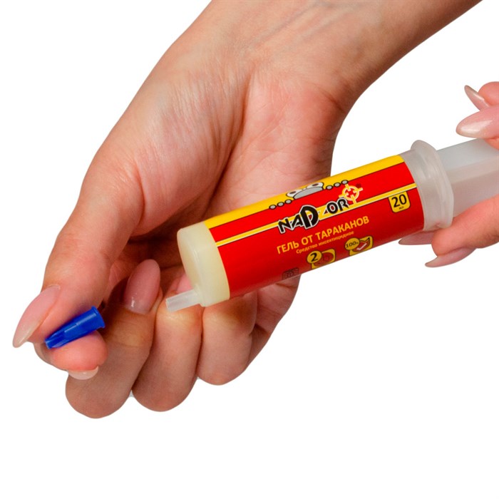 Гель от тараканов шприц 20мл Nadzor - фото 126929
