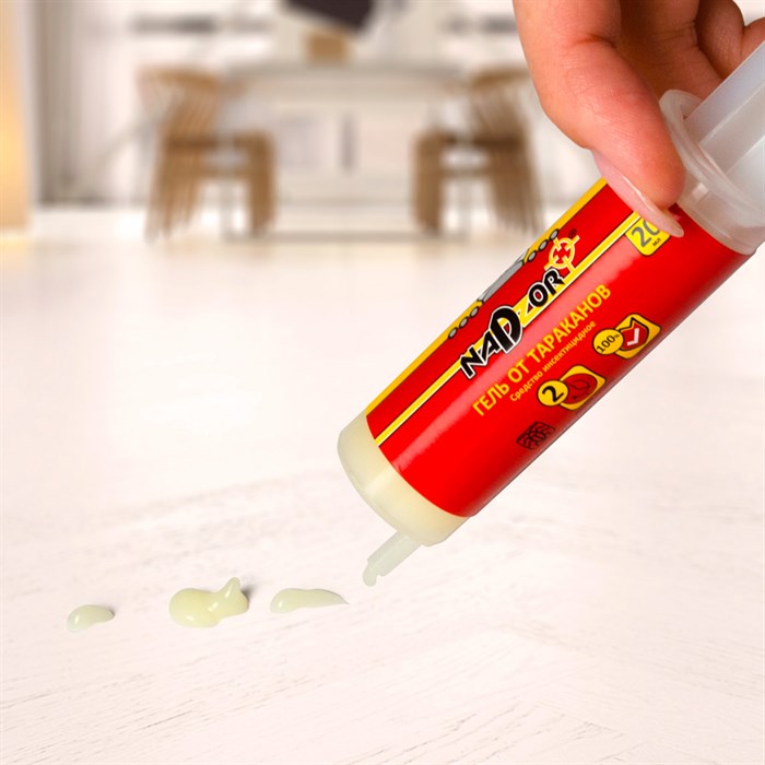 Гель от тараканов шприц 20мл Nadzor - фото 126930