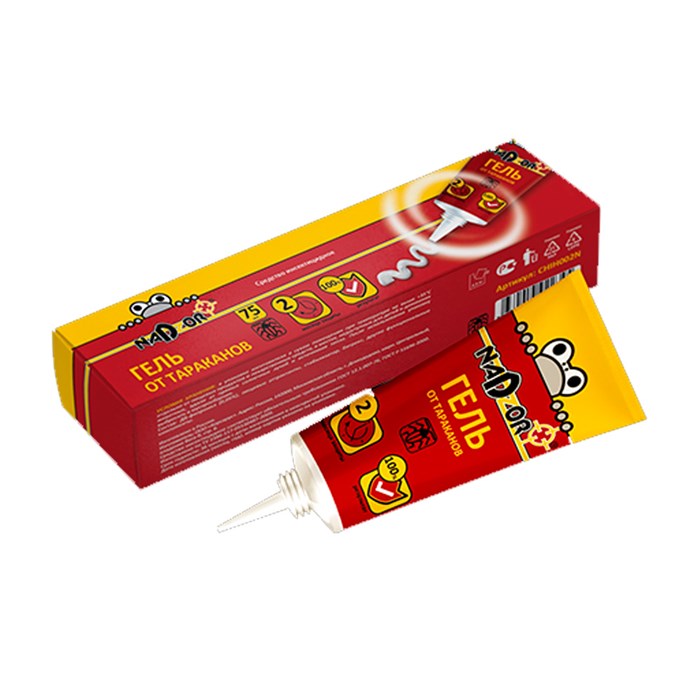 Гель от тараканов в тубе 75г Nadzor - фото 126932