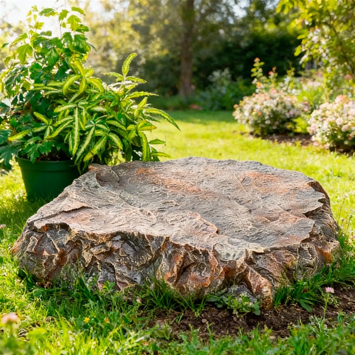 Камень декоративный на люк плоский 60см стеклопластик U09426 - фото 127054