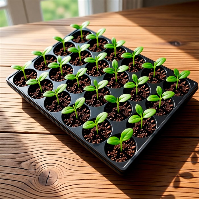 Кассета для рассады 24 ячейки круглые 0,23л - фото 127089