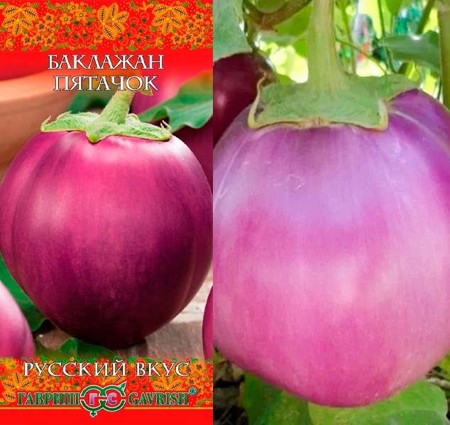 Баклажан Пятачок 0,3г - фото 127110