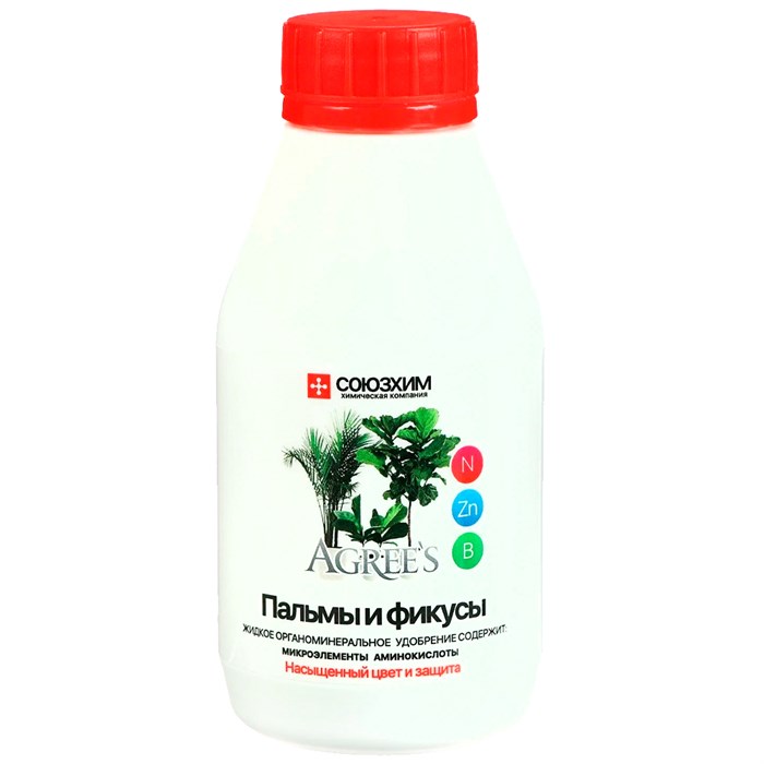 Удобрение Агрис для пальм и фикусов 250мл - фото 127124