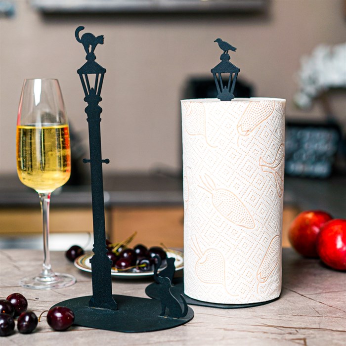 Держатель для бумажных полотенец Фонарь металлический 300-050B - фото 127161