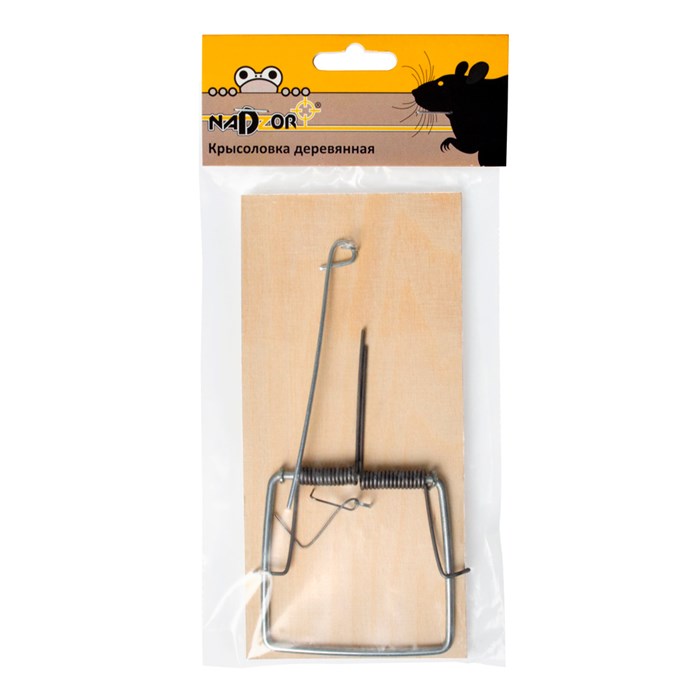 Крысоловка деревянная 16,5х8 Nadzor - фото 127230