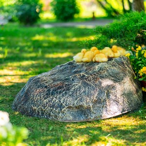 Крышка для канализационного люка Камень-валун низкий F03095 - фото 125782