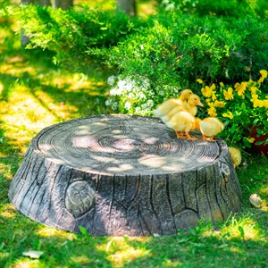 Крышка люка декоративная Пень дубовый на 60 см U09102 - фото 125803