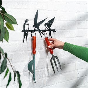 Вешалка настенная Ласточки металлическая 33см 701-050B - фото 126154