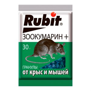 Рубит зоокумарин + гранулы 30г