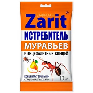 Зарит Зафизан от муравьев и клещей 10мл дюшес - фото 126312