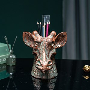 Органайзер настольный для очков Жираф полистоун 20см U09382 - фото 126558