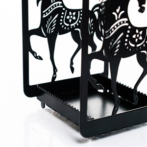Подставка для разделочных досок Конь чёрный металл 300-234B - фото 126671