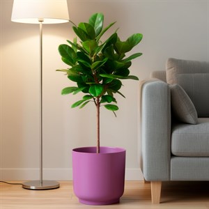 Горшок Дельта 30х30 17,3л сиреневый с вкладкой