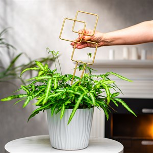 Опора для комнатных растений 32см золотая металл 57-935G - фото 126799