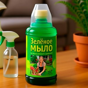 Зелёное мыло 250мл для растений от вредителей - фото 126824