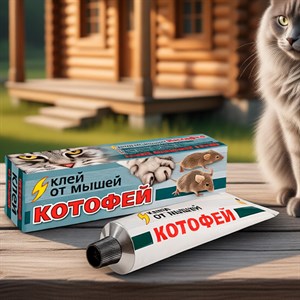Клей Котофей 60г от крыс и мышей