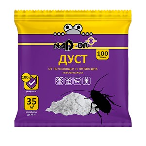 ДУСТ от ползающих насекомых 100г Nadzor