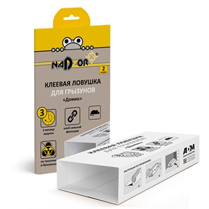 Клеевая ловушка для грызунов Книжка 1шт Nadzor