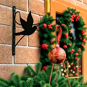 Кронштейн настенный Голубь для цветочного горшка длина 30см металл 201-006B