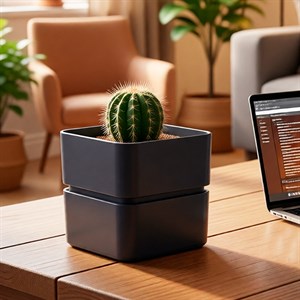 Кашпо Фиори 0,45л антрацит