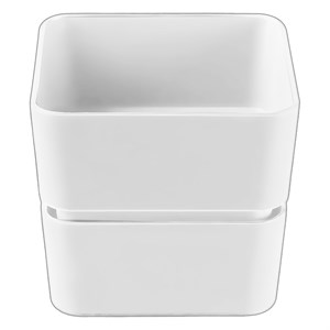 Кашпо Фиори 0,45л белый - фото 127062