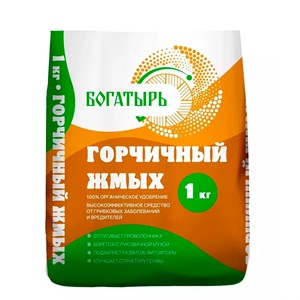 Горчичный жмых Богатырь 1кг - фото 127097