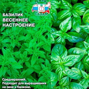 Базилик Весеннее настроение 0,2г