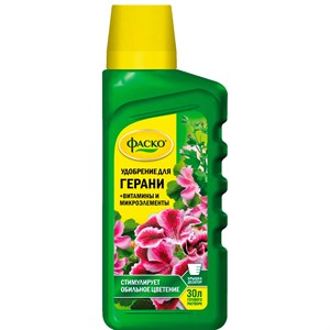 Удобрение Цветочное счастье для герани 285мл - фото 127256