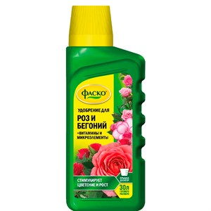 Удобрение Цветочное счастье для роз и бегоний 285мл
