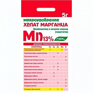 Удобрение Хелат марганца 5г БХЗ