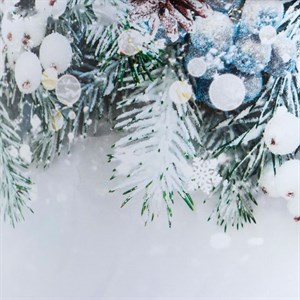 Коробка круглая Зимняя сказка 15х18см - фото 82373