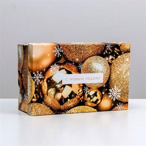Коробка С новым годом 24х15,5х9,5см - фото 82429