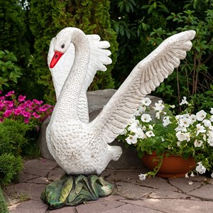 Фигура Лебедь красивый стеклопластик U07575 - фото 93692